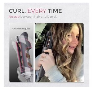 Metallic Gray Tymo Curl Pro Automatic Curling Iron, 1 inch